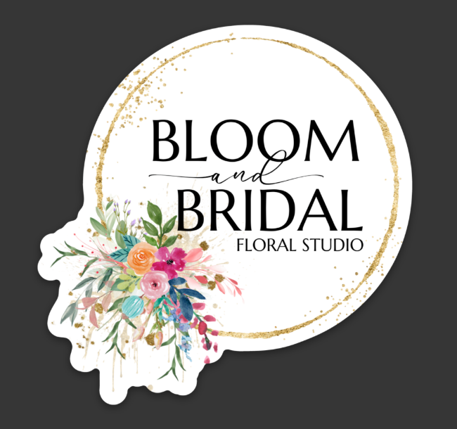 Bloom & Bridal Logo Sticker