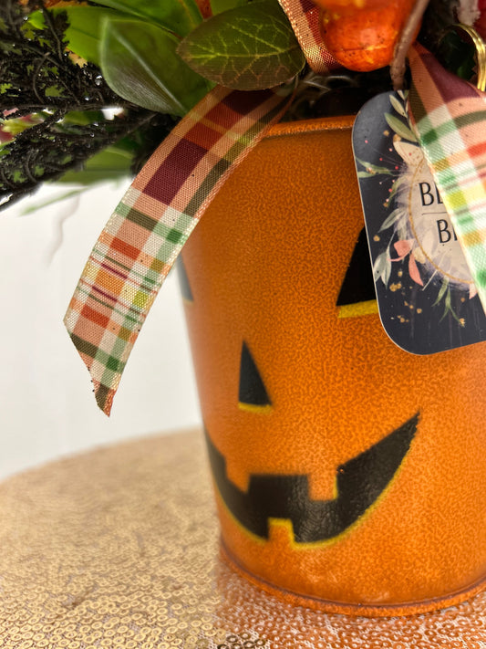 Jack-O-Lantern Peony Arrangement