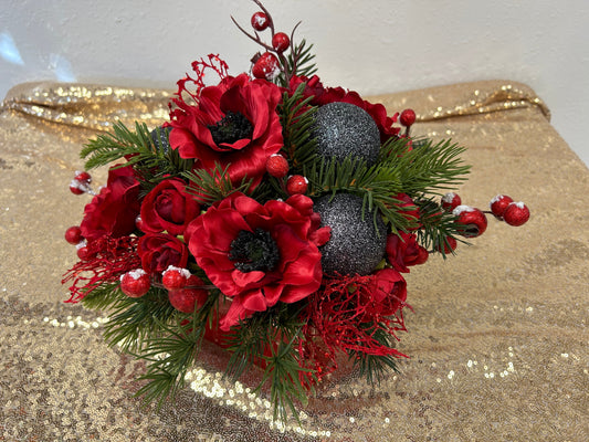 Regal in Red Christmas Arrangement